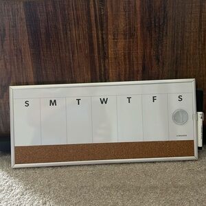 Weekly dry-erase board